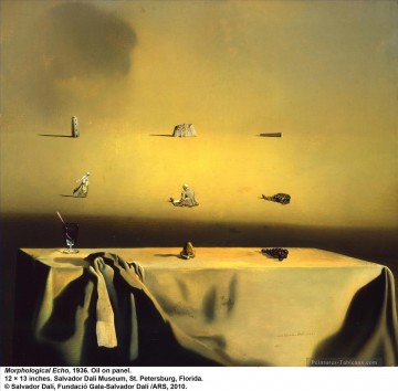 Salvador Dalí Painting - Eco morfológico 1936 Cubismo Dada Surrealismo Salvador Dali